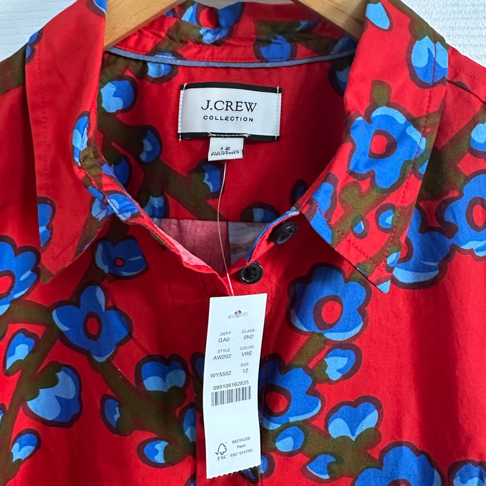 NWT J Crew Collection Shirt - Picture 2 of 4